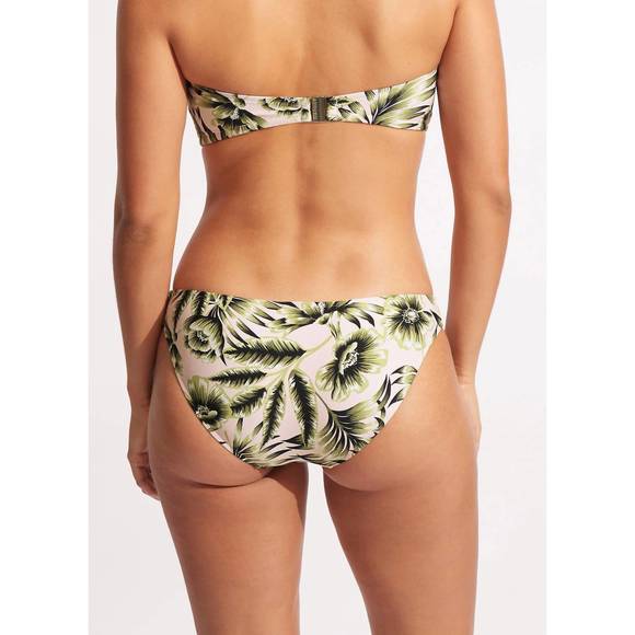 NEW SEAFOLLY island in the sun hipster bikini bottom in avocado - Picture 3 of 3